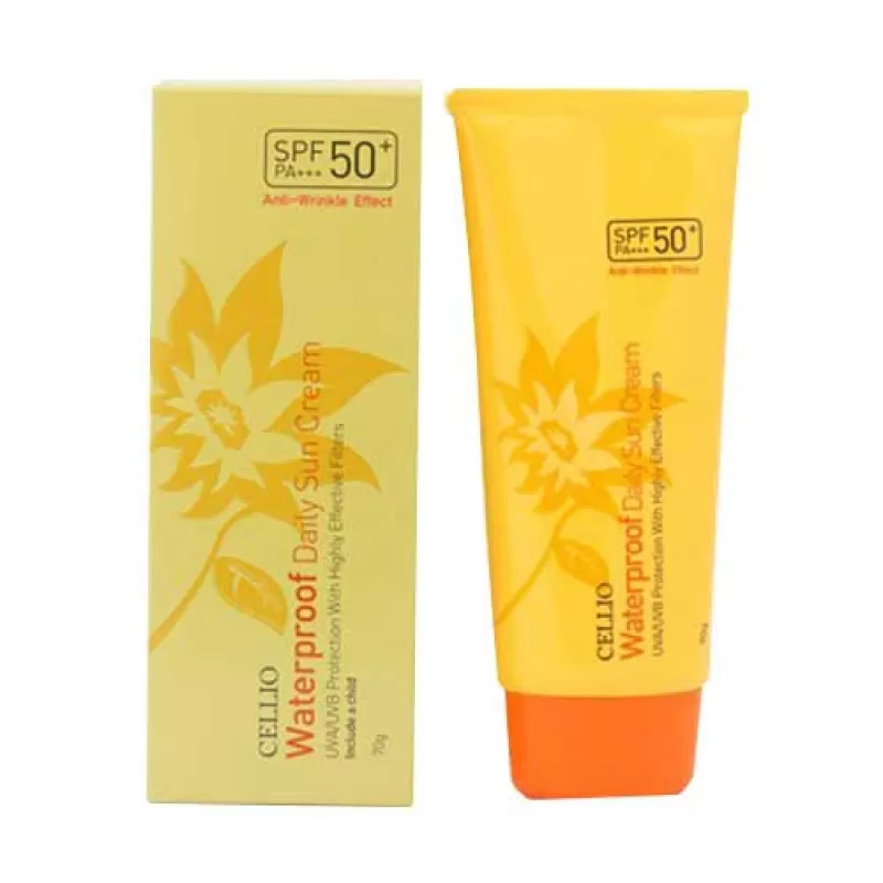 Kem Chống Nắng Cellio Waterproof Daily SPF 50+ PA+++ 70gr
