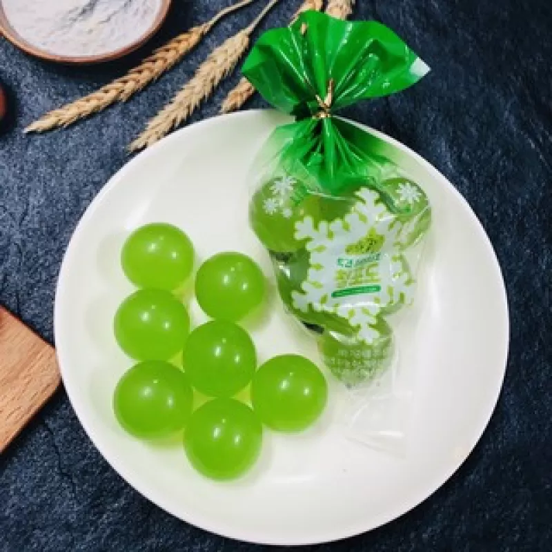 Thạch Nho nổ Kyoho Jelly Xanh (túi 7 viên)