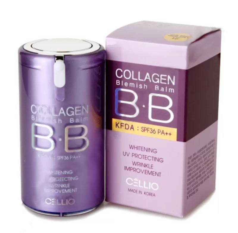 Kem Nền BB Collagen Blemish Balm Cellio SPF40 PA+++ 40ml