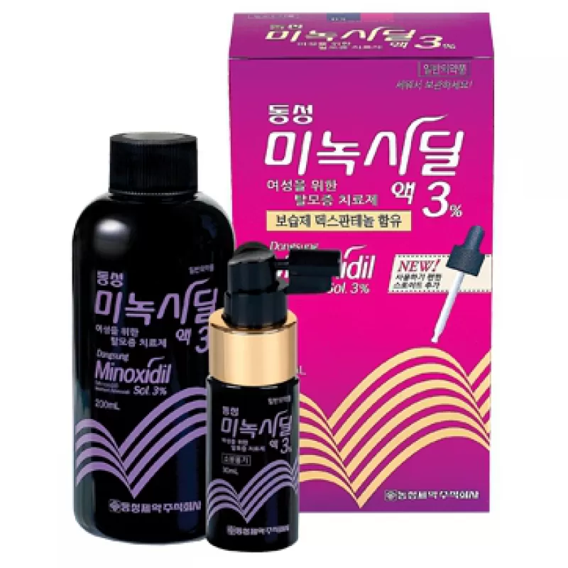 Tinh chất kích thích mọc tóc Dongsung Minoxidil 3% (200ml) - Dành cho nữ