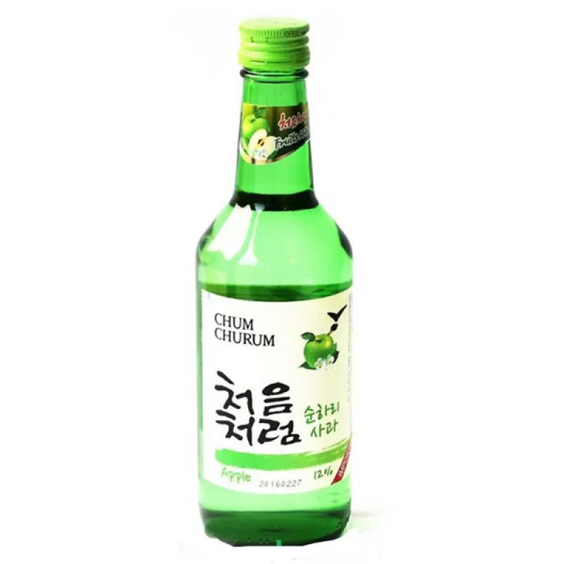 Rượu Soju Chum Churum Apple 12% chai 360ml (vị táo)