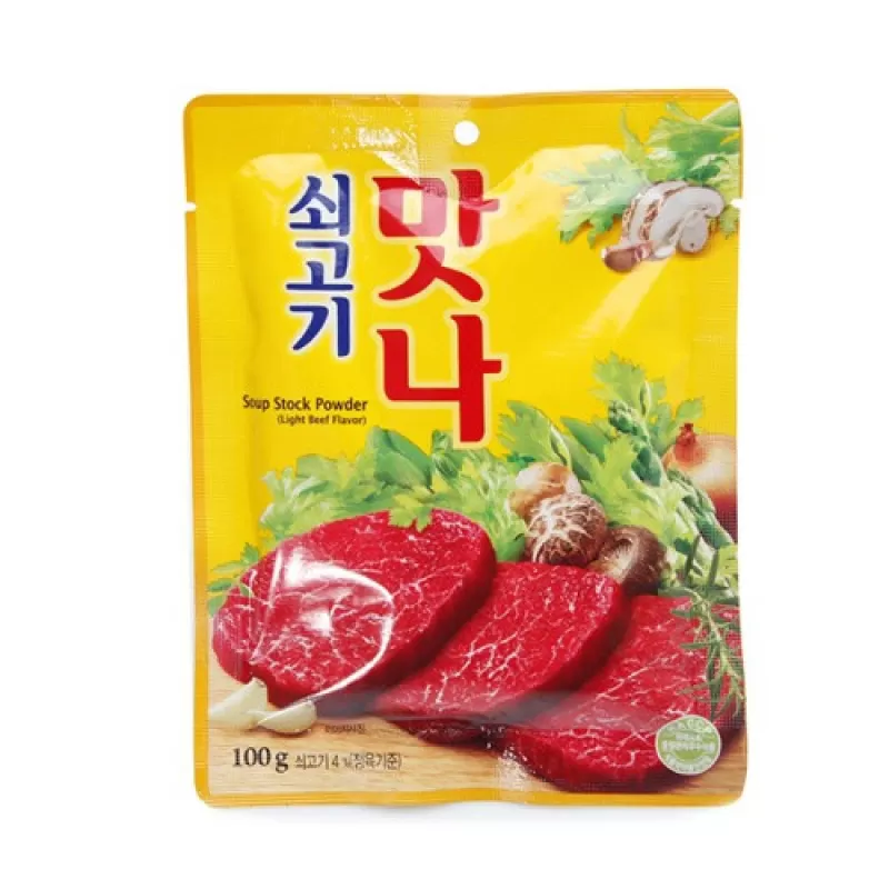 Hạt nêm bò Matna 100gr (gói) - Soup Stock Powder Light Beef Flavor