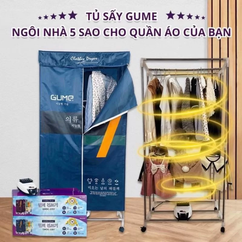 Tủ Sấy Quần Áo Cao Cấp GUME Hàn Quốc