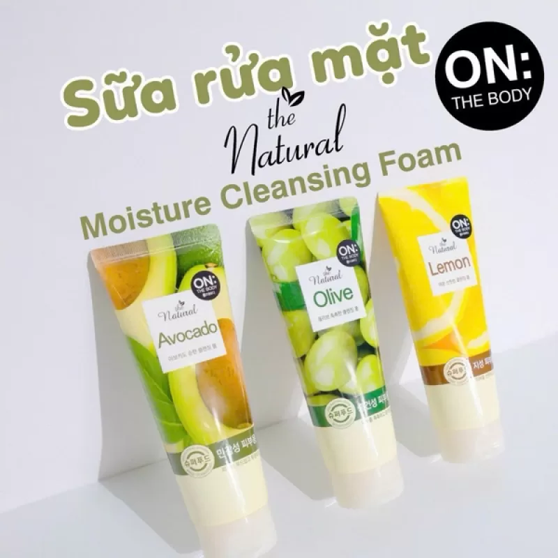 Sữa Rửa Mặt On The Body The Natural Moisture Cleasing Foam 200g