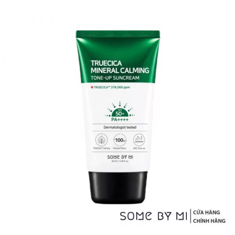 Kem Chống Nắng Some By Mi Truecica Mineral Calming Tone-Up Suncream SPF50+ PA++++ 50mL
