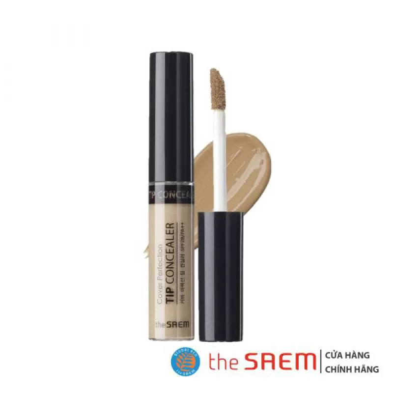 Che Khuyết Điểm The Saem Cover Perfection Tip Concealer