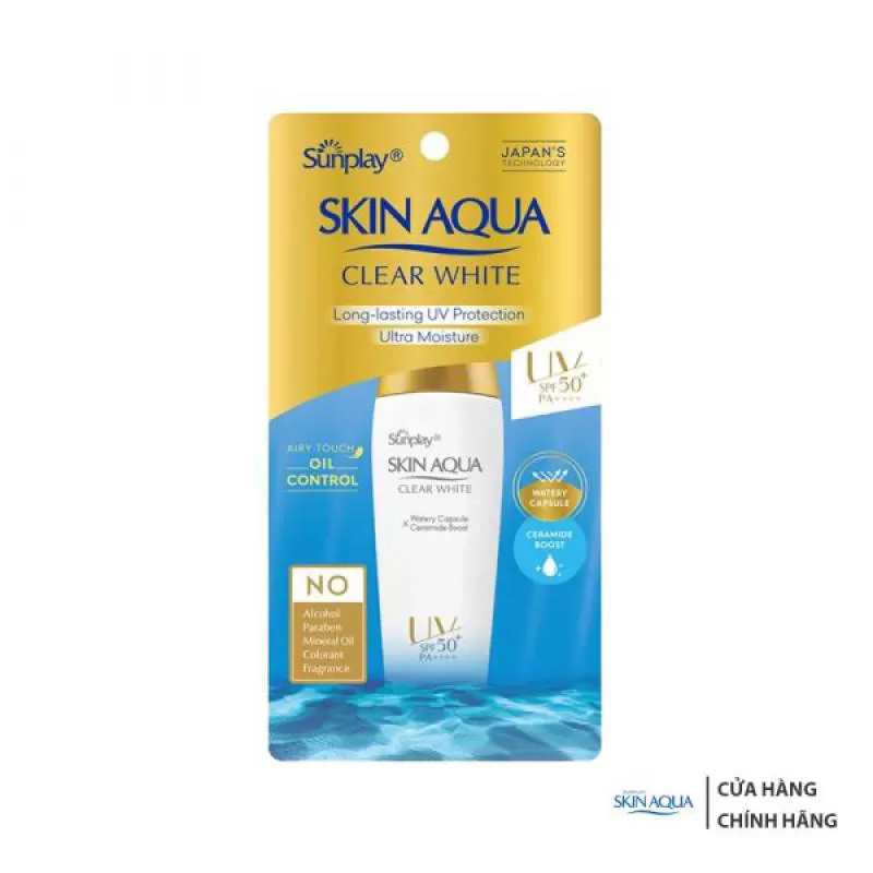 Sữa Chống Nắng Sunplay Skin Aqua Clear White SPF50+ PA++++