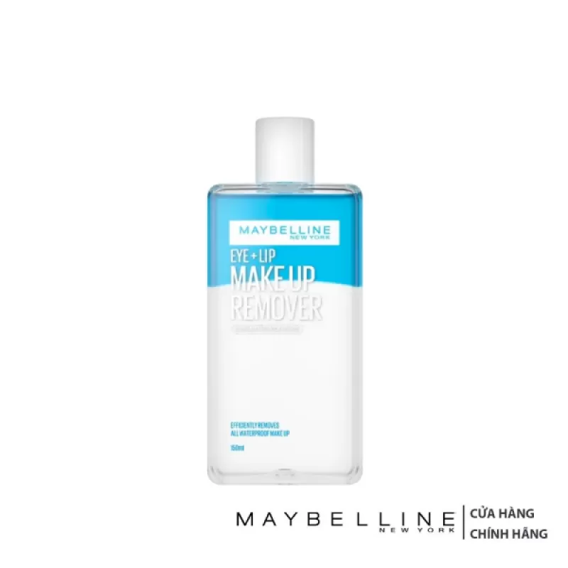 Tẩy Trang Mắt Môi Maybelline Eye+Lip Make Up Remover (Nhập Khẩu) – 150mL