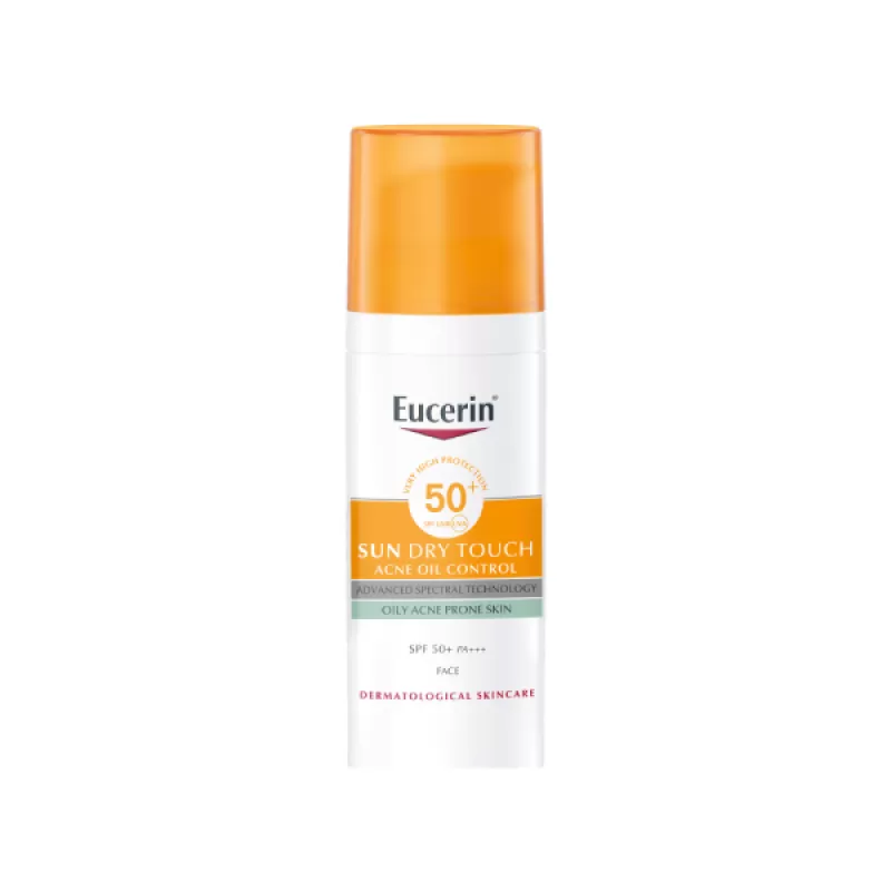 Kem Chống Nắng Eucerin Sun Dry Touch Acne Oil Control Face SPF50+ (Nhập Khẩu) – 50mL