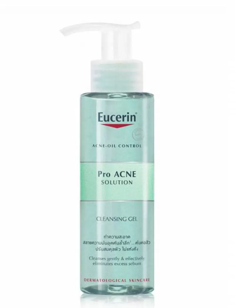 Gel rửa mặt Eucerin Pro acne Cleansing Gel - 200ml, chính hãng, giá rẻ