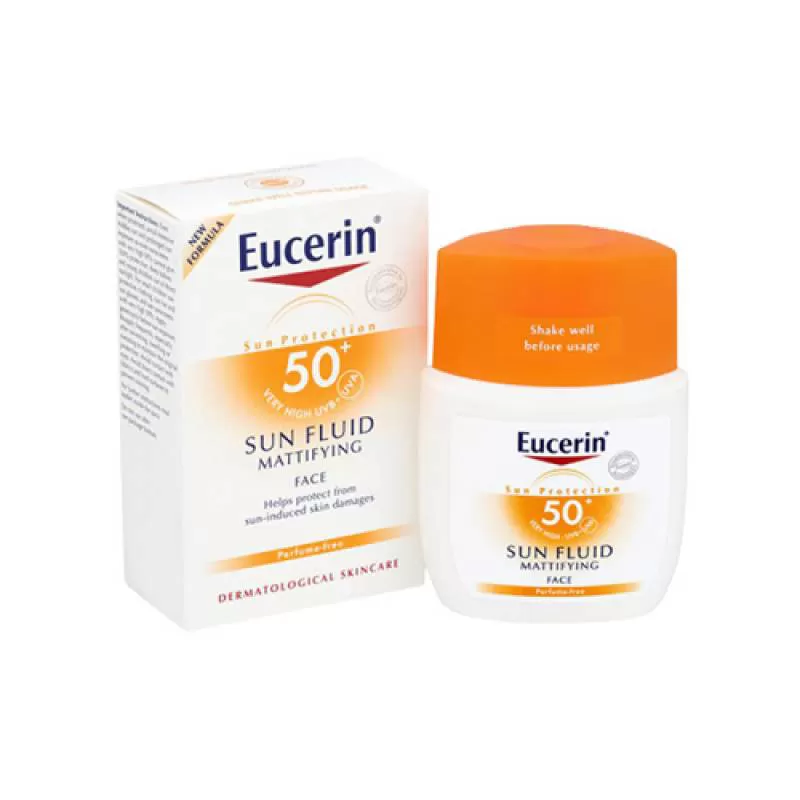 Kem chống nắng Eucerin Sun Fluid Mattifying SPF50 - 50ml, chính hãng