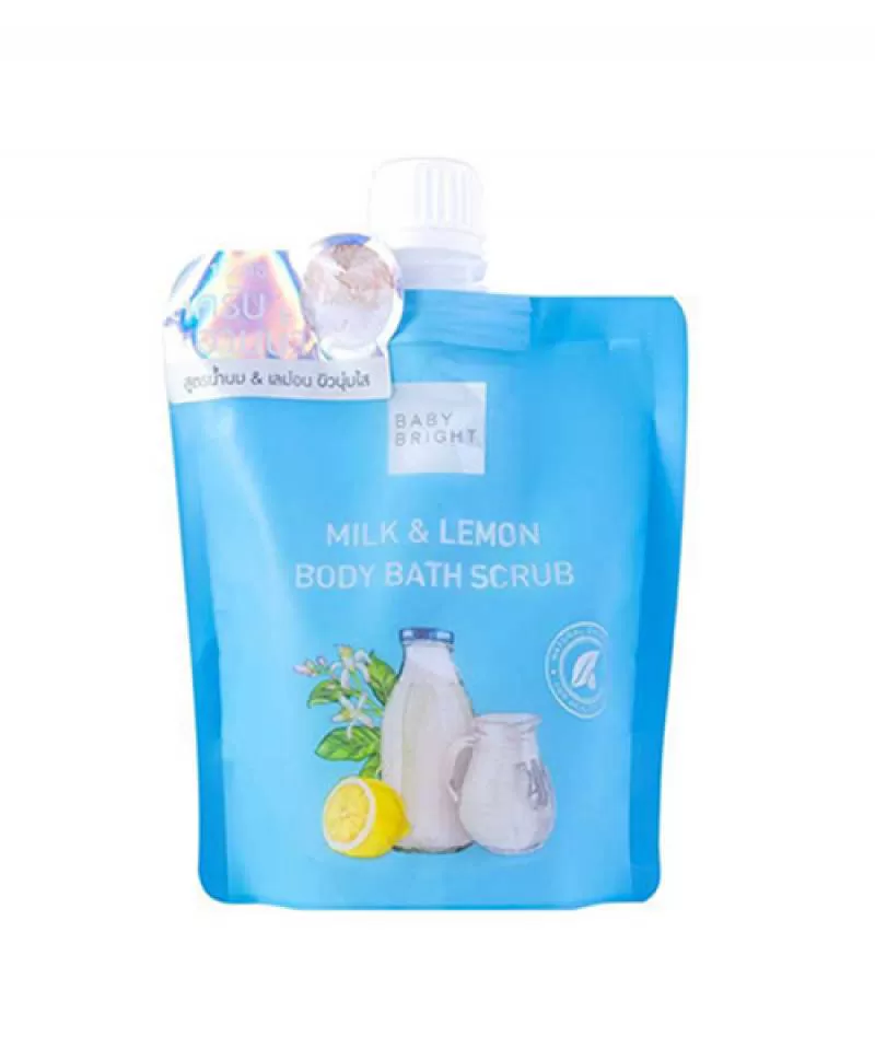 Muối tẩy da chết Baby Bright Milk And Lemon Body Bath Scrub - 250g