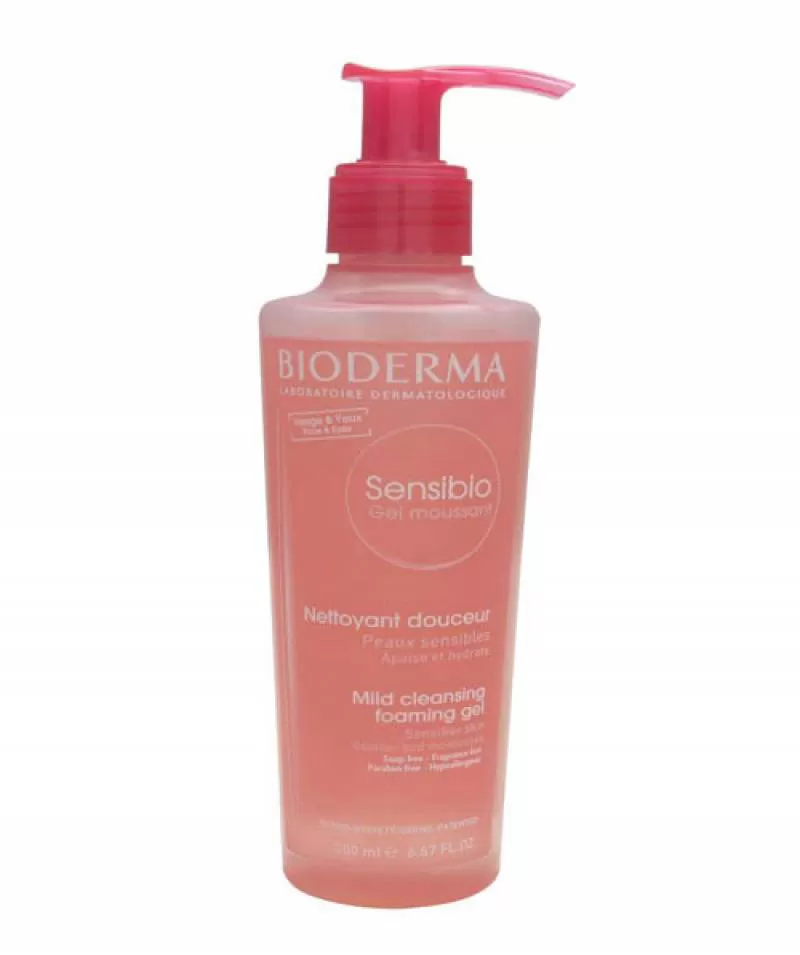 Gel rửa mặt Bioderma Sensibio Gel Moussant - 200ml, chính hãng, giá rẻ