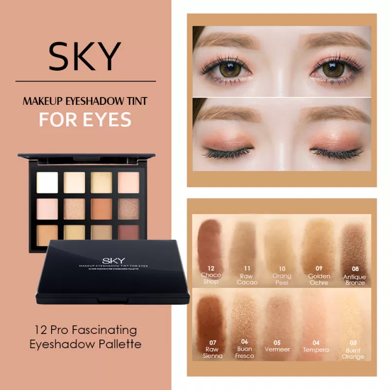 Phấn mắt 12 màu SKY PALLETTE