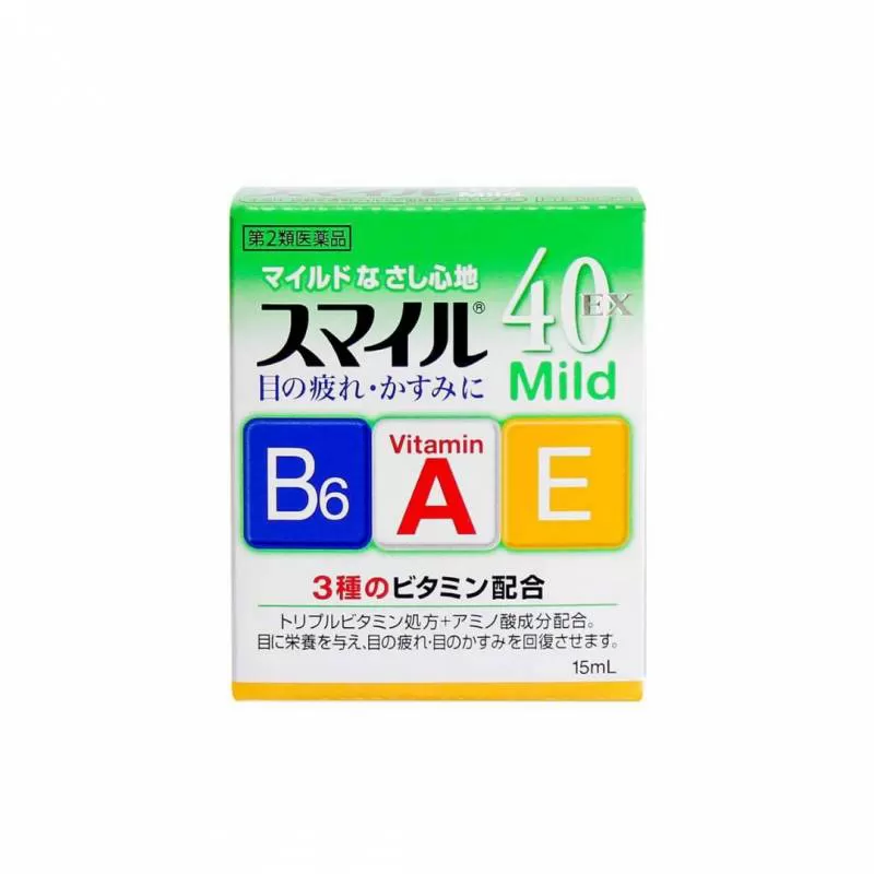 Nước nhỏ mắt Smile 40 EX Nhật Bản 15ml