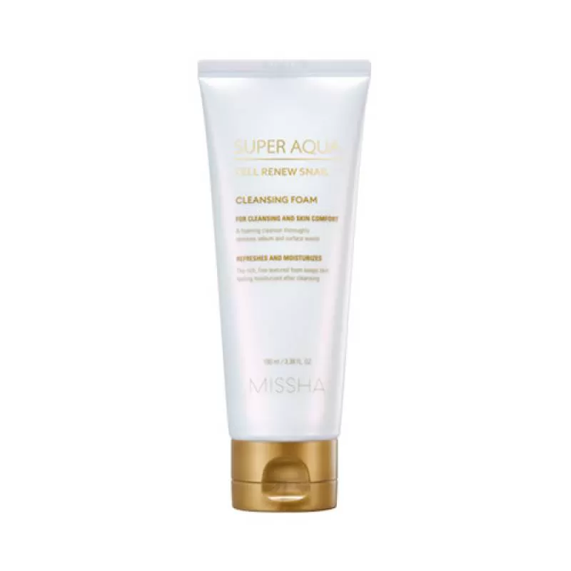 MISSHA Super Aqua Cell Renew Snail Cleansing Foam