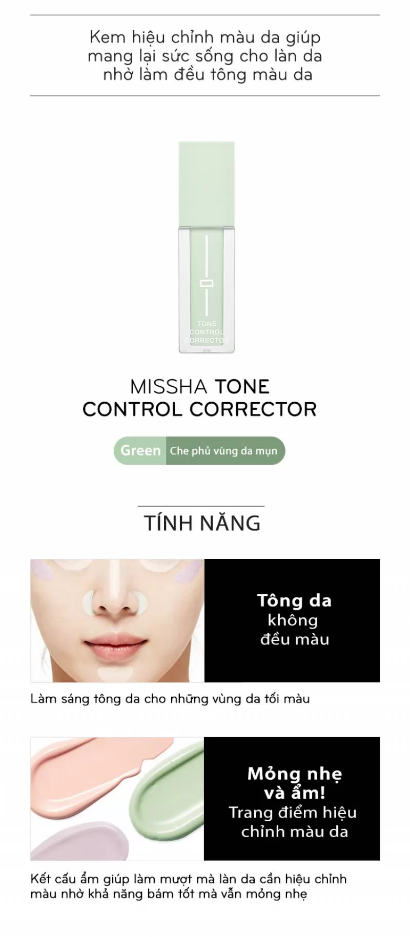MISSHA Tone Control Corrector (Green)