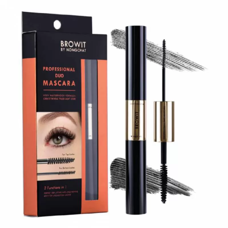 Mascara 2 Đầu Làm Dài, Cong Mi Browit By NongChat Professional Duo Mascara #Sexy Black – Bonita Cosmetic Shop