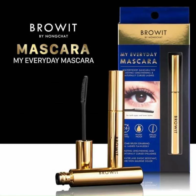 Mascara Browit Dài Và Cong Mi Dạng Đầu Lược My Everyday Mascara 5.5g #Endless Night