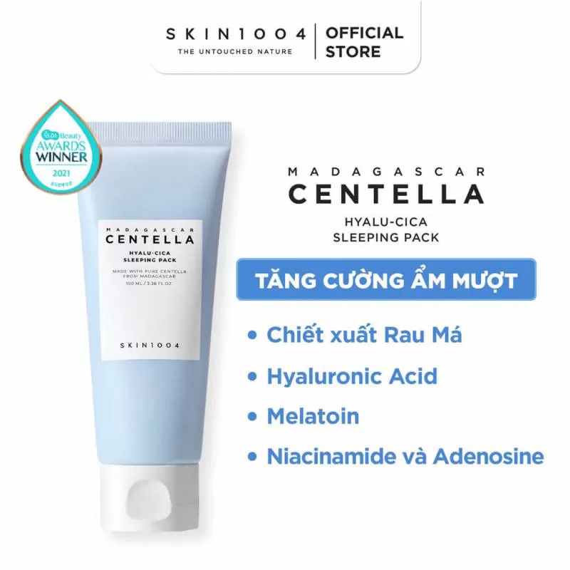 Mặt nạ ngủ Skin1004 Madagascar Centella Hyalu-cica