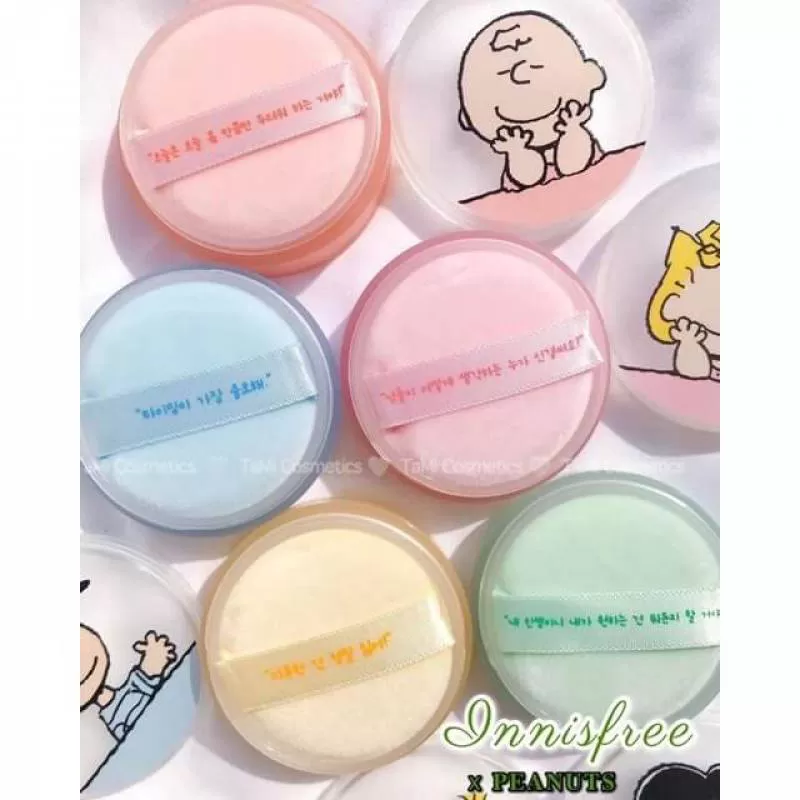 Phấn Phủ Innisfree x Peanuts No Sebum Mineral Powder