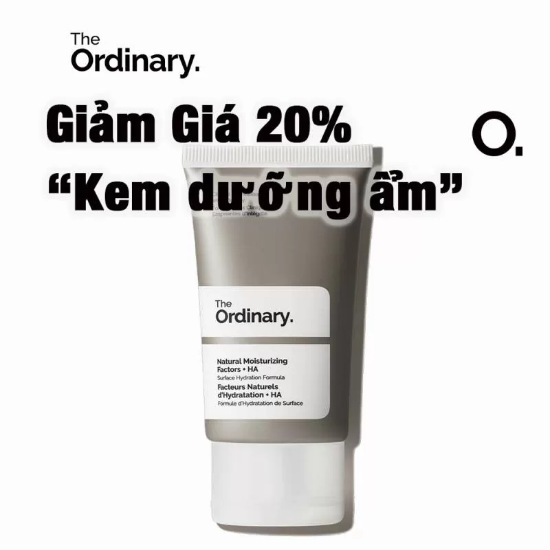 Kem dưỡng ẩm The Ordinary Natural Moisturizing Factors + HA