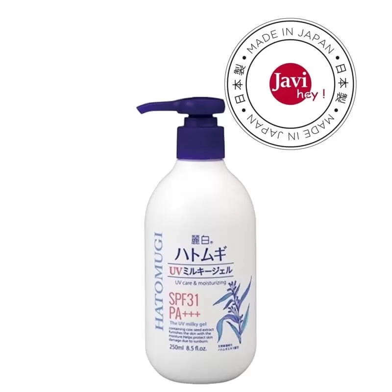 Sữa dưỡng thể Hatomugi UV care & moisturizing the uv milky gel