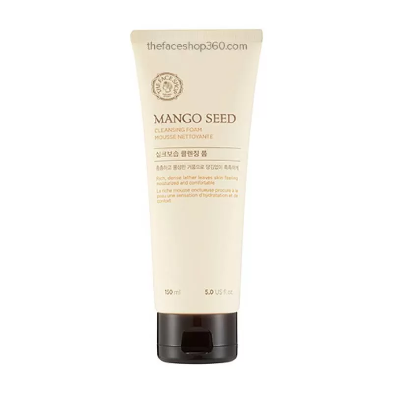 Sữa Rửa Mặt The Face Shop Mango SEED CLEANSING FOAM Bổ Sung Ẩm