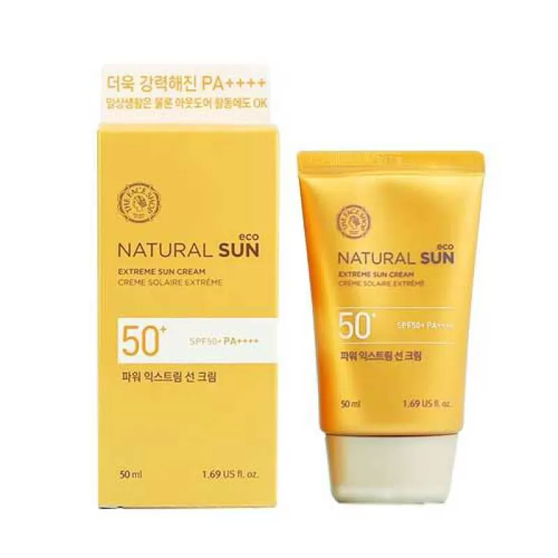 Kem Chống Nắng The Face Shop NATURAL SUN ECO EXTREME SUN CREAM