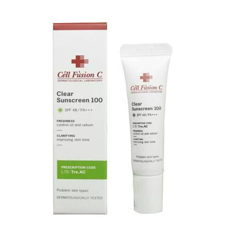 Kem Chống Nắng Cell Fusion C Clear Sunscreen 100 SPF 48+/PA+++