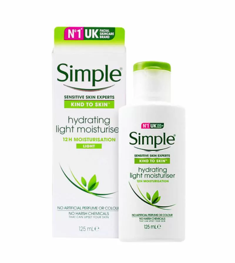 Sữa Dưỡng Ẩm Simple Hydrating Light Moisturiser 125ml