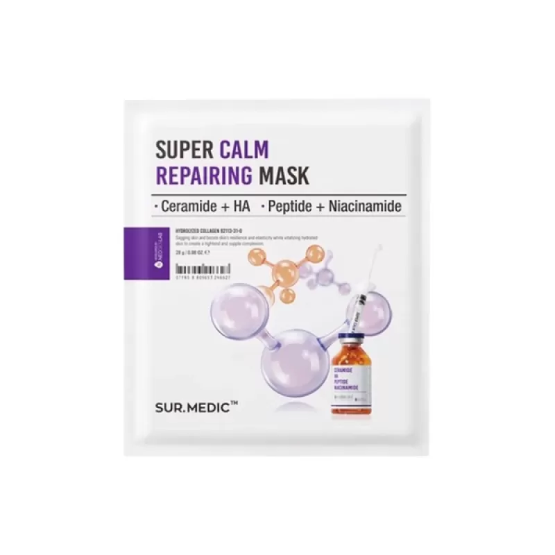 Mặt Nạ Giấy Phục Hồi Làm Dịu Da Sur.Medic Super Calm Repairing Mask