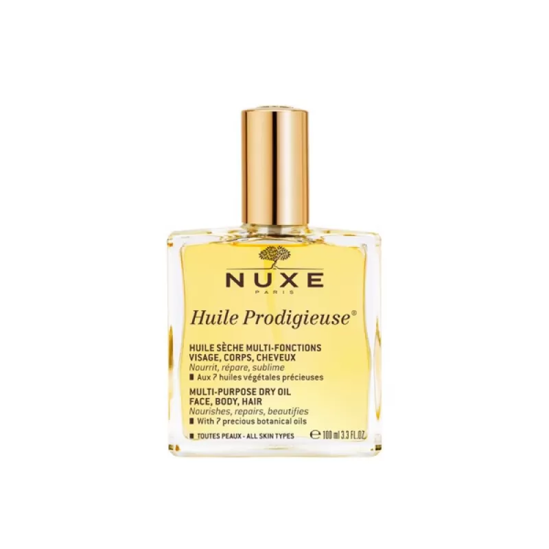 Dầu Khô Đa Năng Dưỡng Ẩm Cho Da Mặt, Body Và Tóc Nuxe Huile Prodigieuse Multi-Purpose Dry Oil