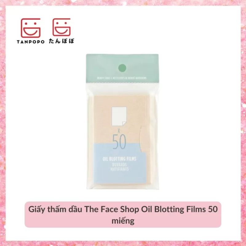 Giấy Thấm Dầu The Face Shop Oil Blotting Films 50 miếng