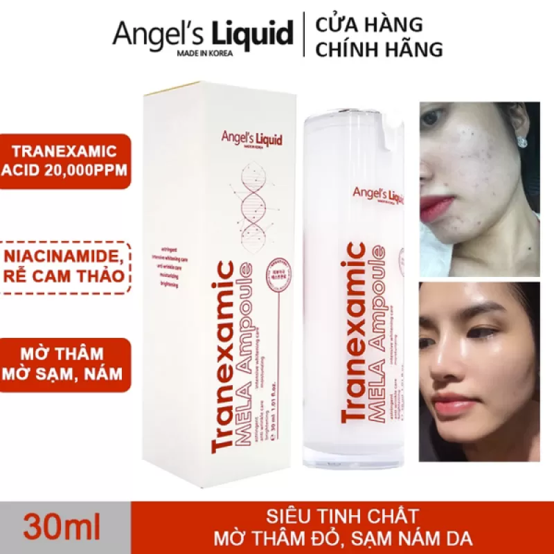 Tinh Chất Mờ Nám Chuyên Sâu Angel's Liquid Tranexamic Mela Ampoule 30ml