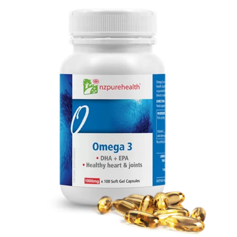 Viên Uống Dầu Cá Omega 3 NZPurehealth 100 Viên