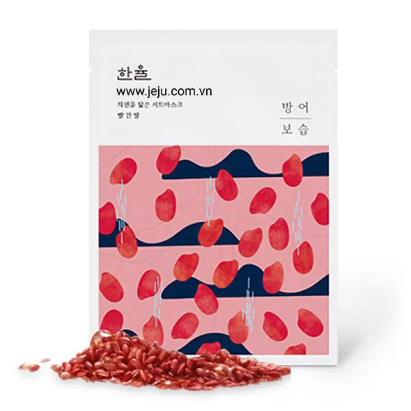 Mặt Nạ Giấy Hydrat Hóa, Bảo Vệ Da Hanyul Nature In Life Sheet Mask Red Rice Skin-Defending Hydration