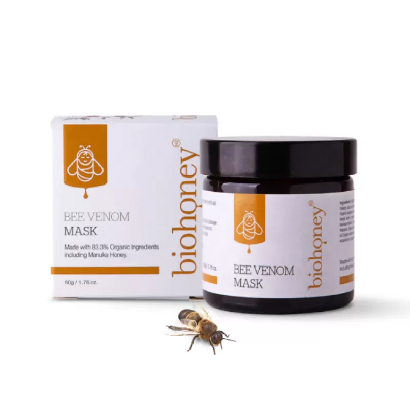 Mặt Nạ Nọc Ong Tự Nhiên & Mật ong Manuka: Bee Venom Mask Biohoney