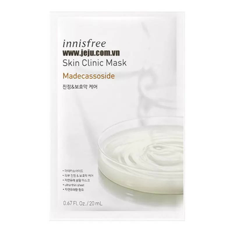 Mặt Nạ Innisfree Skin Clinic Mask – Madecassoside