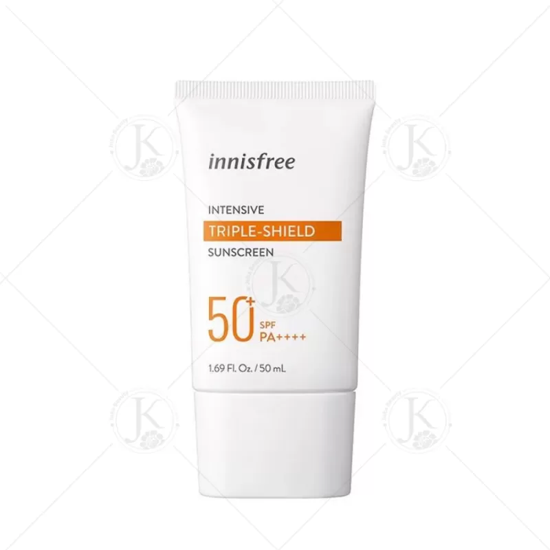 Mẫu 2022) Kem Chống Nắng Chống Trôi Innisfree Intensive Triple Shield Sunscreen SPF 50+/PA++++ 50ml