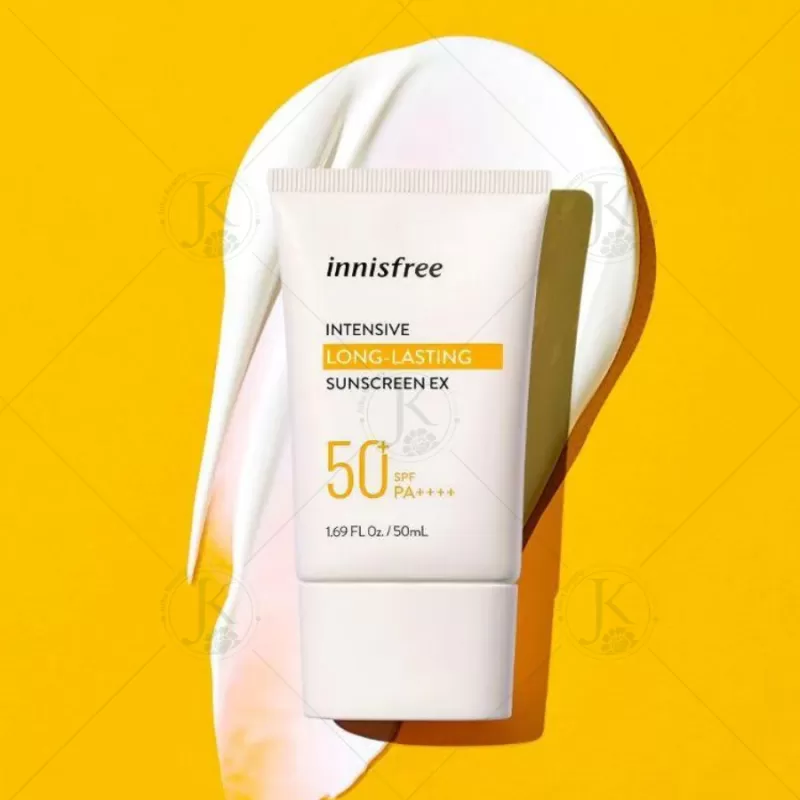 Mẫu 2022) Kem Chống Nắng Innisfree Intensive Long Lasting Sunscreen Ex SPF50+PA++++ 50ml