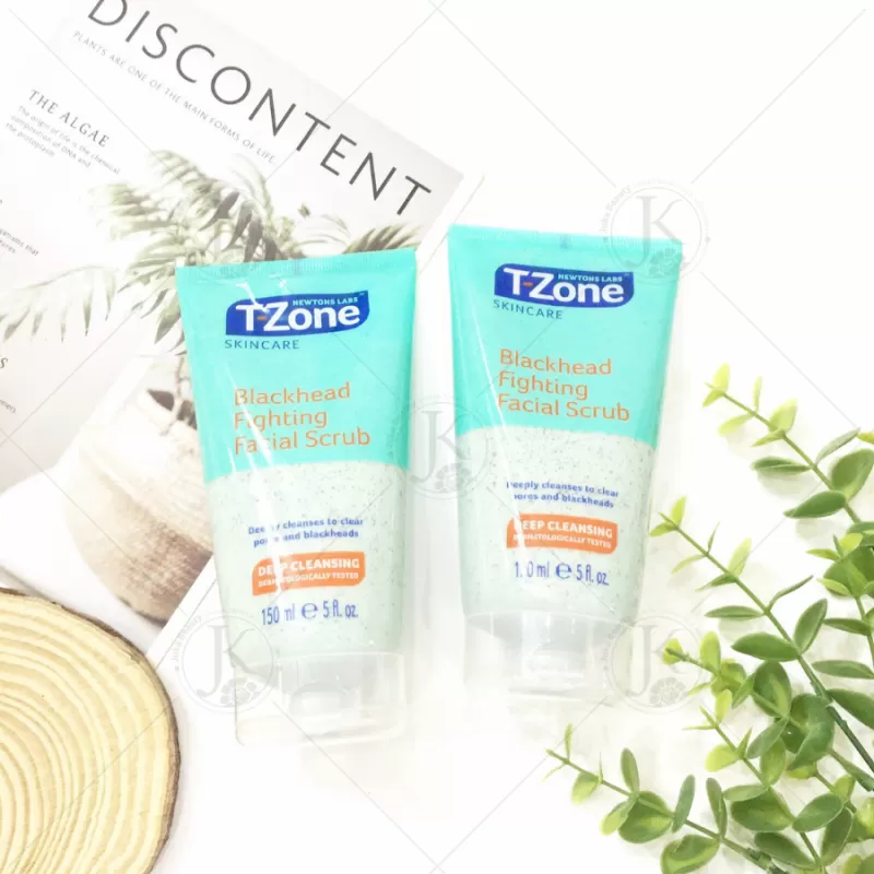 Kem Tẩy Da Chết T-Zone Blackhead Fighting Facial Scrub 150ml