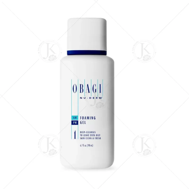 [HÀNG ORDER 3-7 NGÀY] Sữa Rửa Mặt Tạo Bọt Dạng Gel Cho Da Dầu Obagi Nu-derm Foaming Gel #1 200ml