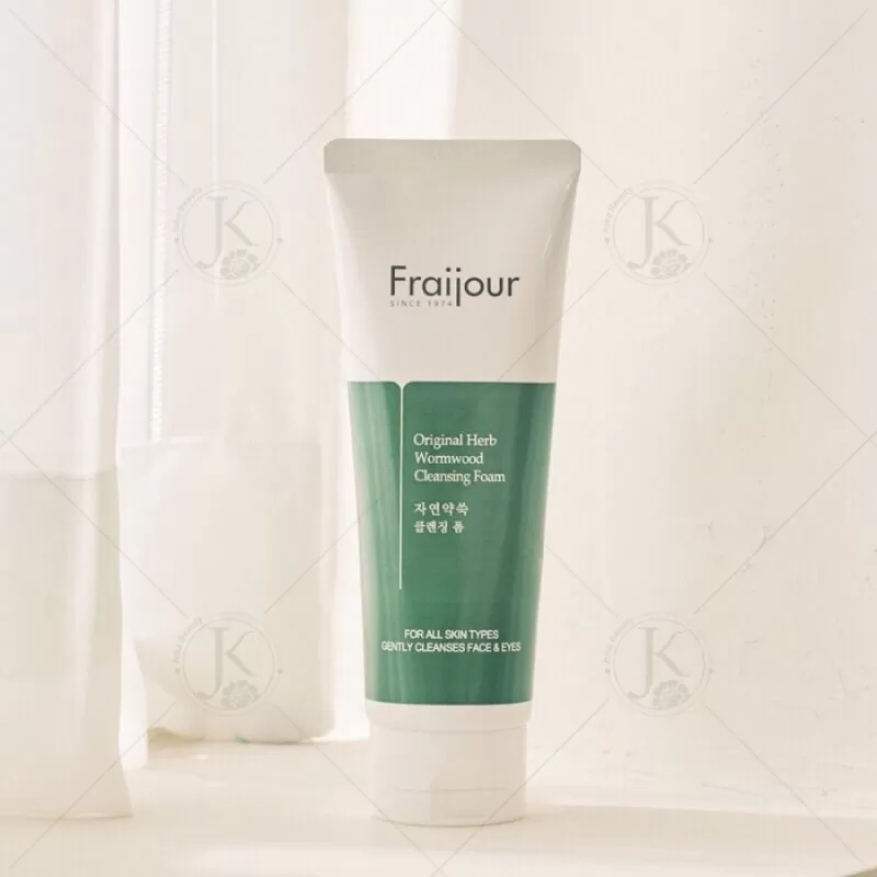 Sữa rửa mặt thảo mộc Fraijour Original Herb Wormwood Cleansing Foam 150ml