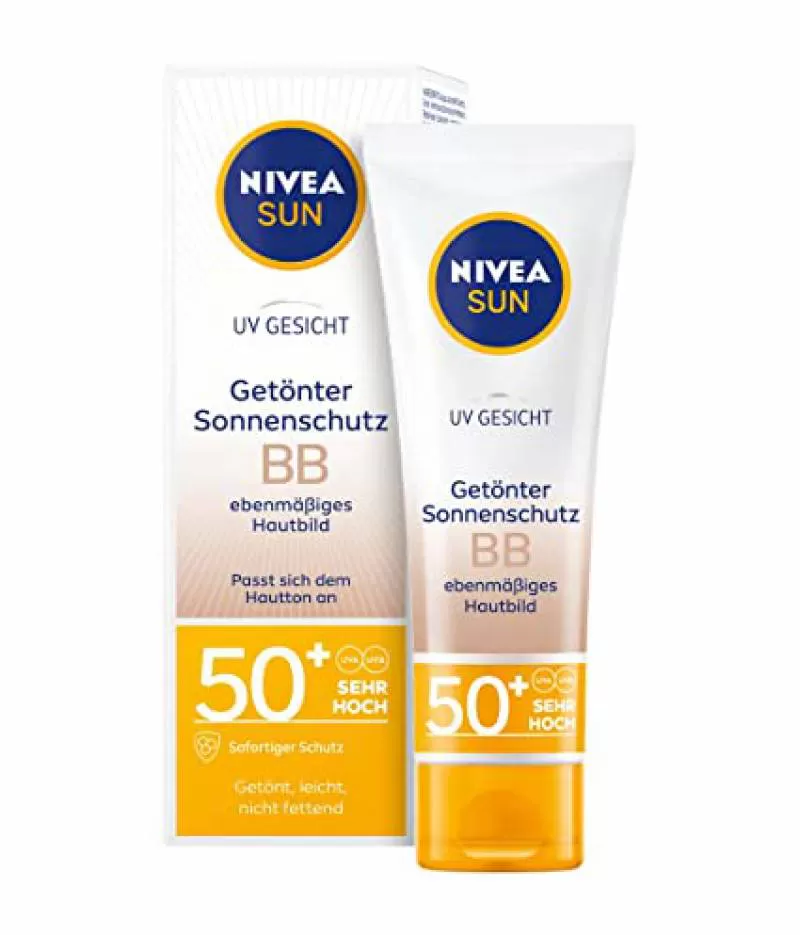 Kem nền chống nắng NIVEA SUN BB Cream Getonte Sonnenschutz LSF 50+, 50 ml - Hàng Đức LiebeShop.com