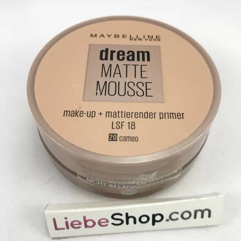 Maybelline Dream Matte Mousse Make-up 20 Cameo phấn tươi Đức