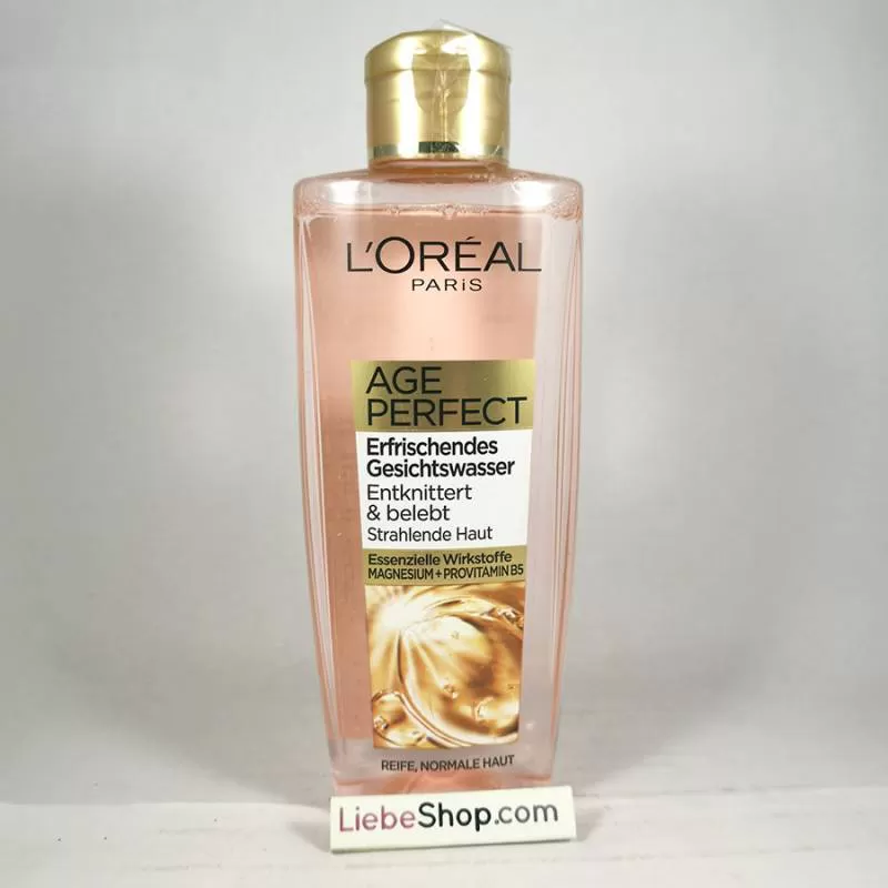 Nước hoa hồng Loreal Paris AGE PERFECT erfrischendes sáng da, giảm nhăn, 200ml