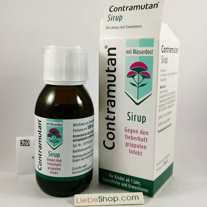 Siro CONTRAMUTAN trị cảm cúm, sốt, viêm đường hô hấp, 100ml - Hàng Đức LiebeShop.com