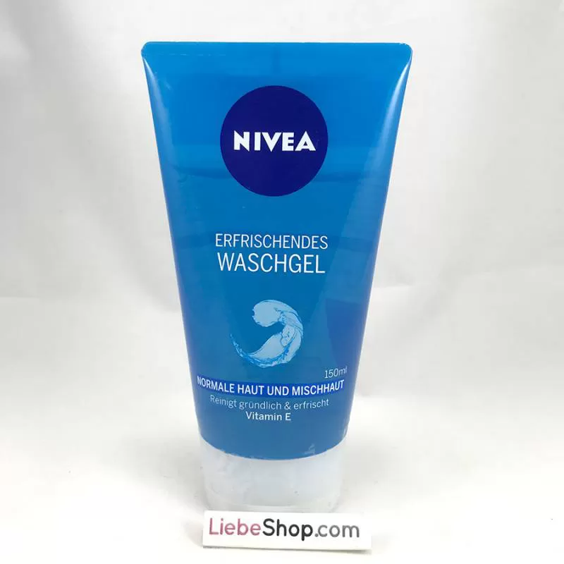 Sữa rửa mặt NIVEA ERFRISCHENDES WASCHGEL da thường, hỗn hợp Đức