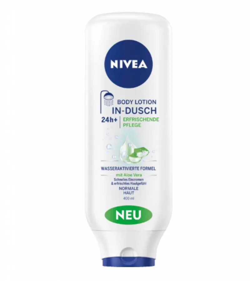 Kem xả dưỡng thể Nivea In-dusch Body Lotion 400 ml hàng Đức